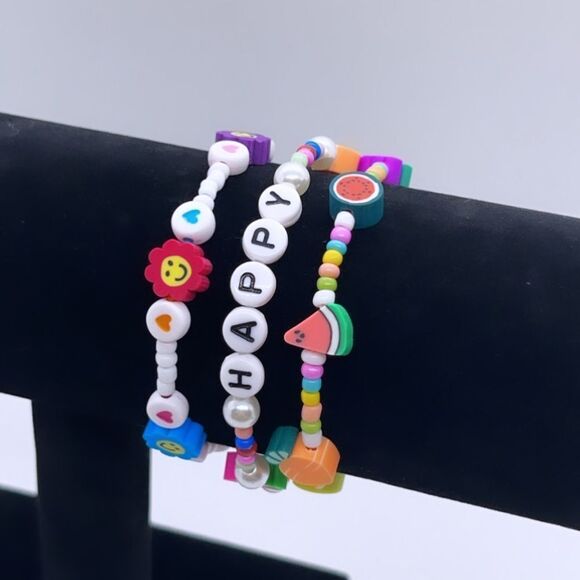 NWT Wool + Pepper Co. Y2K Bracelet Stack (3) - Picture 3 of 4